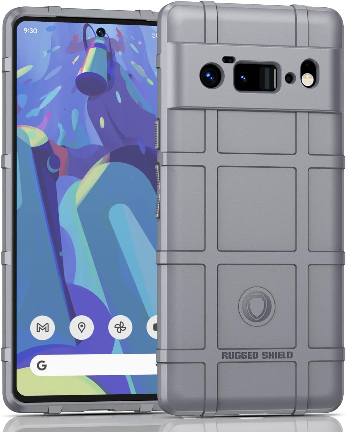 Rugged Shield for Pixel 6 Pro Case, Sturdy Shockproof Google Pixel 6 Pro Case, Military Grade Protection, Anti-Scratch, Heavy Duty Protective Phone Case, Slim Fit Bumper Cover - Green  MOFAN Gray  