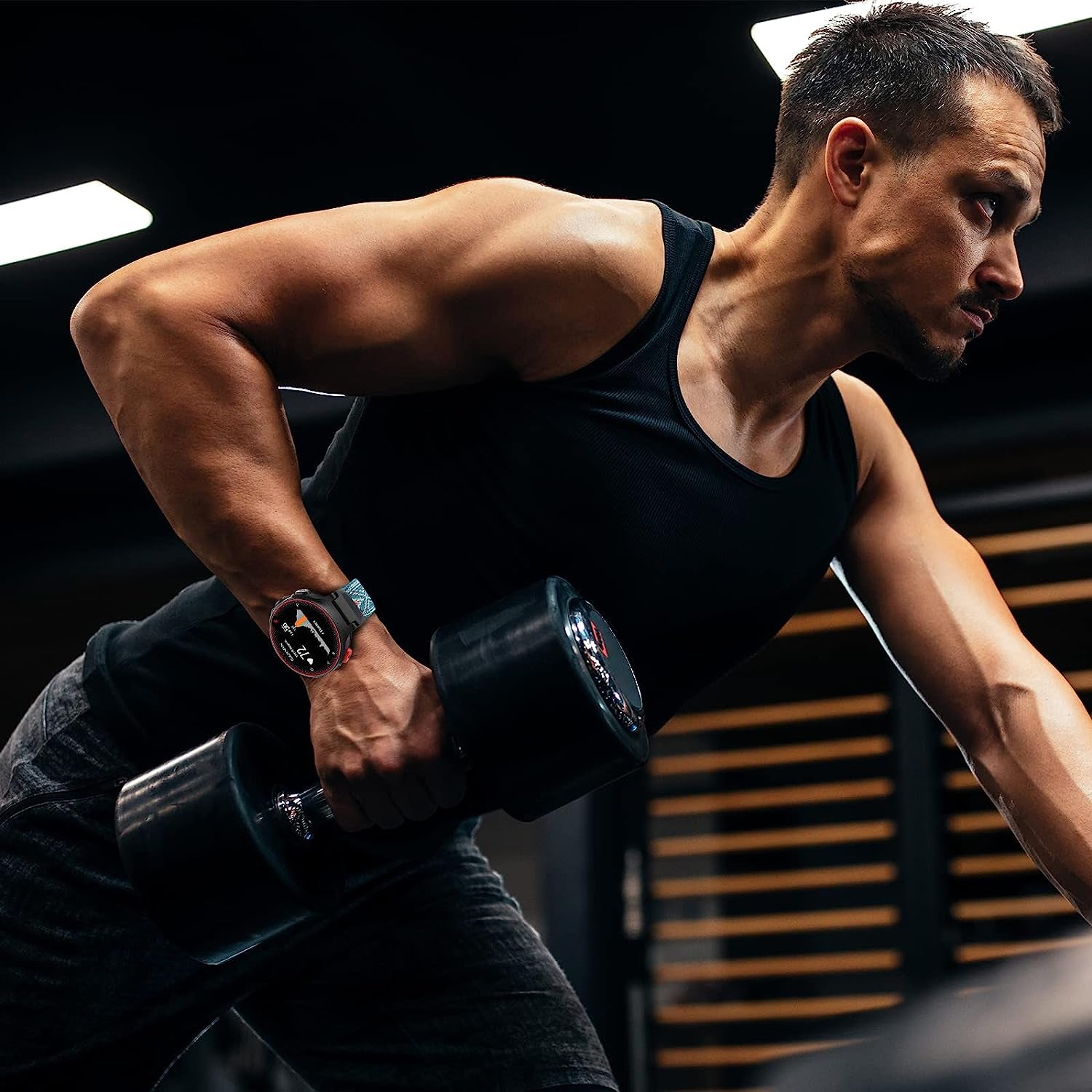 Adjustable Elastic Watch Band Compatible with Garmin Forerunner 235, Nylon Breathable Sports Replacement Wristbands for Forerunner 220/230/620/630/735Xt/235Lite for Women Men  WONFAITH   