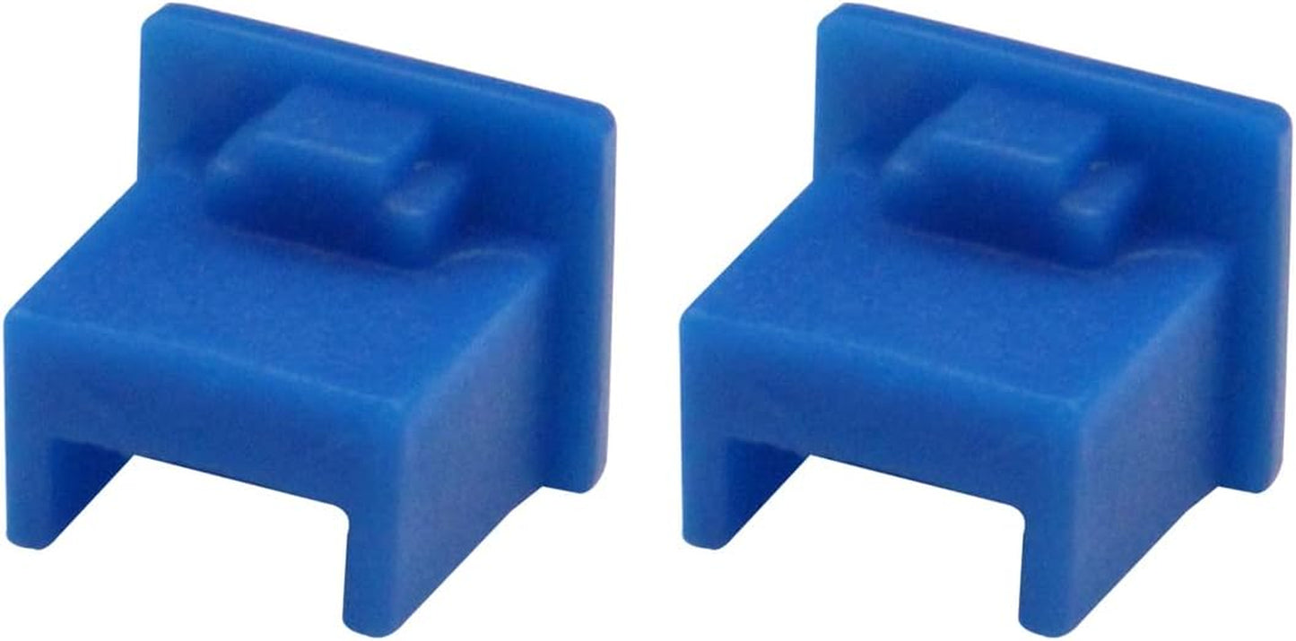 20Pcs RJ-45 Plug Protector Dust Covers, Plastic RJ45 a Female Anti-Dust Plug Ethernet Hub Port Protector for RJ45 Female Port (Blue)  Generic   