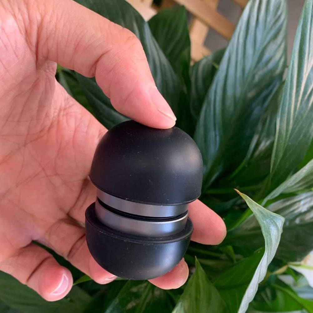 Laptop Cooling Stand, Mushroom-Shaped Laptop Holder, Magnetic Laptop Stand Small Invisible Cooler Ball Portable for Notebook Computer Laptop (Black)  Faddare   