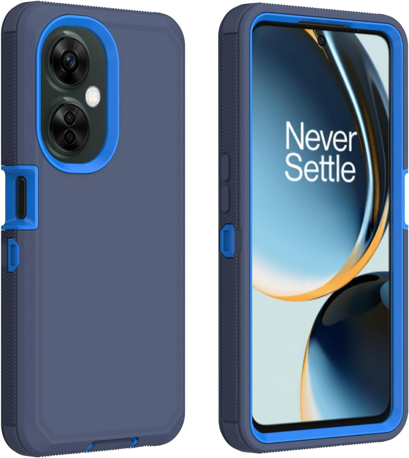 AZSXLG for Oneplus Nord N30 5G Case, Defender Case Heavy Duty Shockproof Dustproof 3 in 1 Rugged Protective Phone Cover for Oneplus Nord N30 (Blue)  AZSXLG   