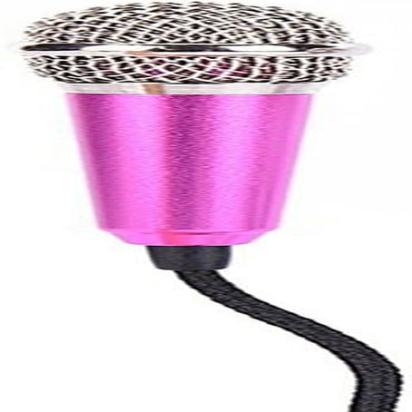 Angel3292 Mini Portable Vocal Instrument Microphone for Mobile Phone 3.5Mm Universal Wire Connect Karaoke Metallic Mini Microphone for Cell Phone PC Blue  angel3292 Rose Red  