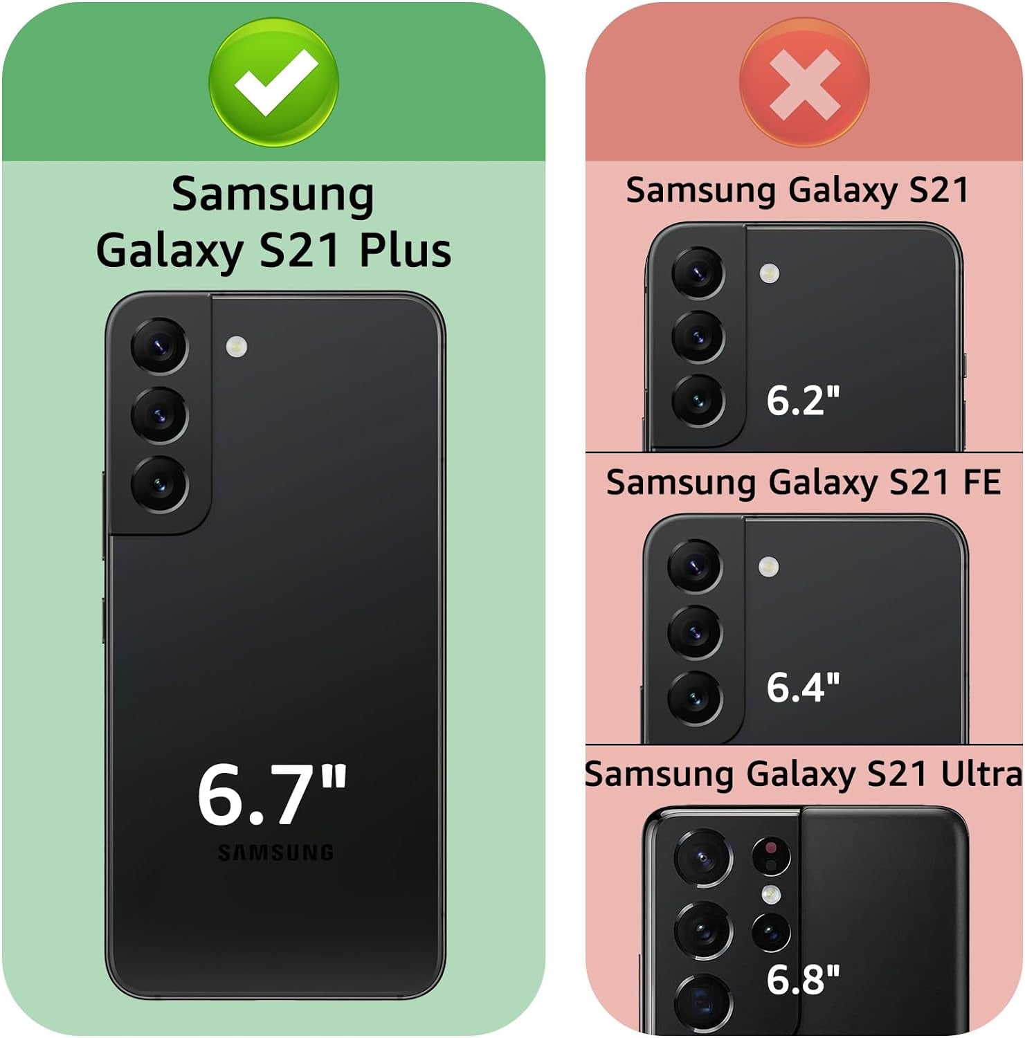 Xcasebar for Samsung Galaxy S21 plus Wallet Case with Zipper 【RFID Blocking】 Credit Card Holder, Flip Folio Book PU Leather Phone Case Shockproof Cover Women Men for S21 plus Case Light Coffee  XcaseBar   