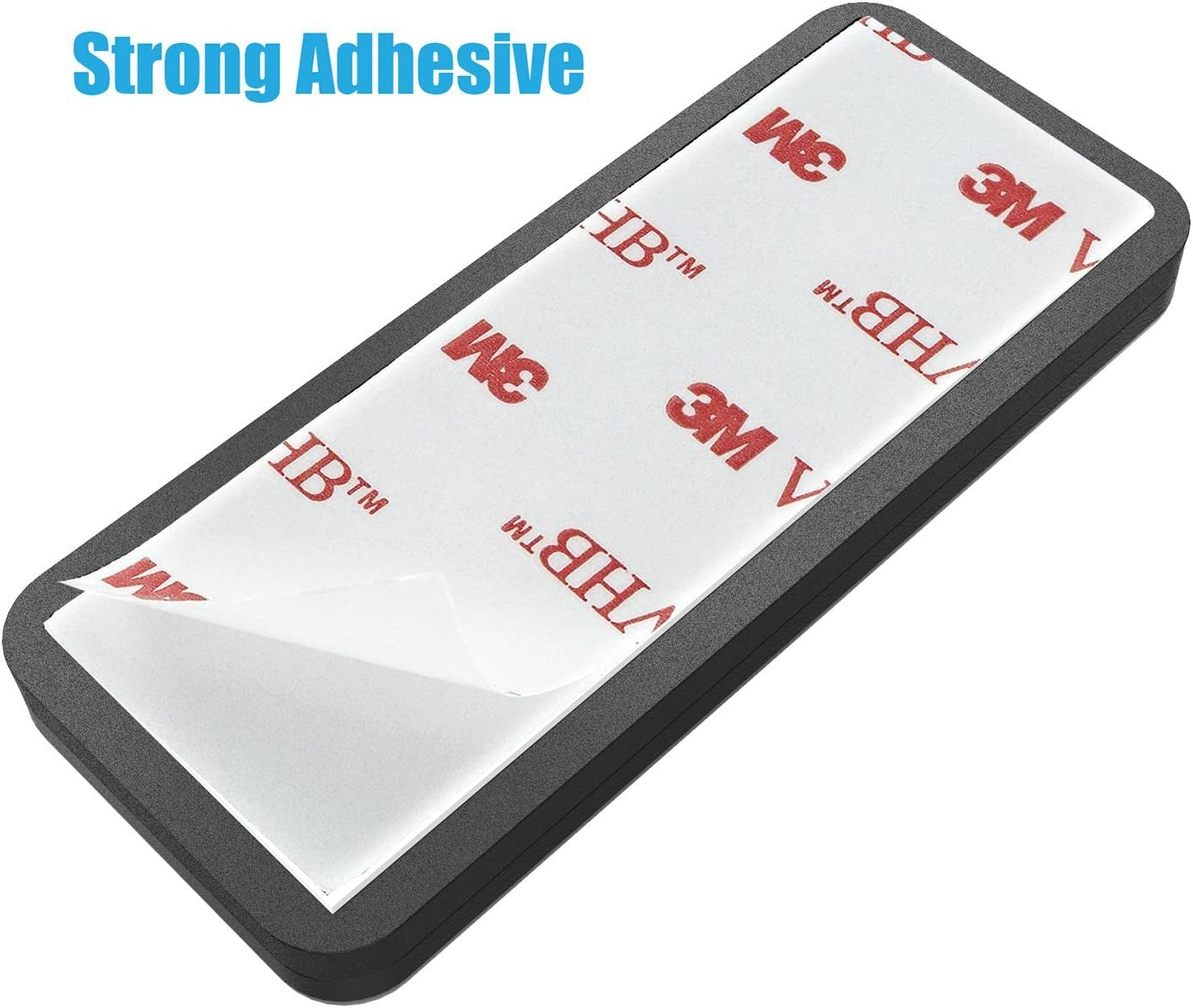 Wixgear Magnetic Phone Car Mount, Universal Stick on Rectangle Flat Dashboard Magnetic Car Mount Holder, for Cell Phones and Mini Tablets -Extra Strong with 10 Magnets!  WizGear   