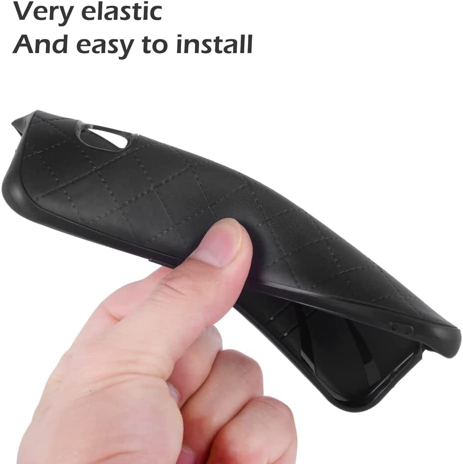 ELISORLI Compatible with LG V35 Thinq V30 plus Case Rugged Thin Slim Cell Accessories Anti-Slip Fit Rubber TPU Mobile Phone Soft Cover for LGV30 LGV35 LG30 LG35 V 30 35 V30+ V30S H931 Women Men Black  ELISORLI   