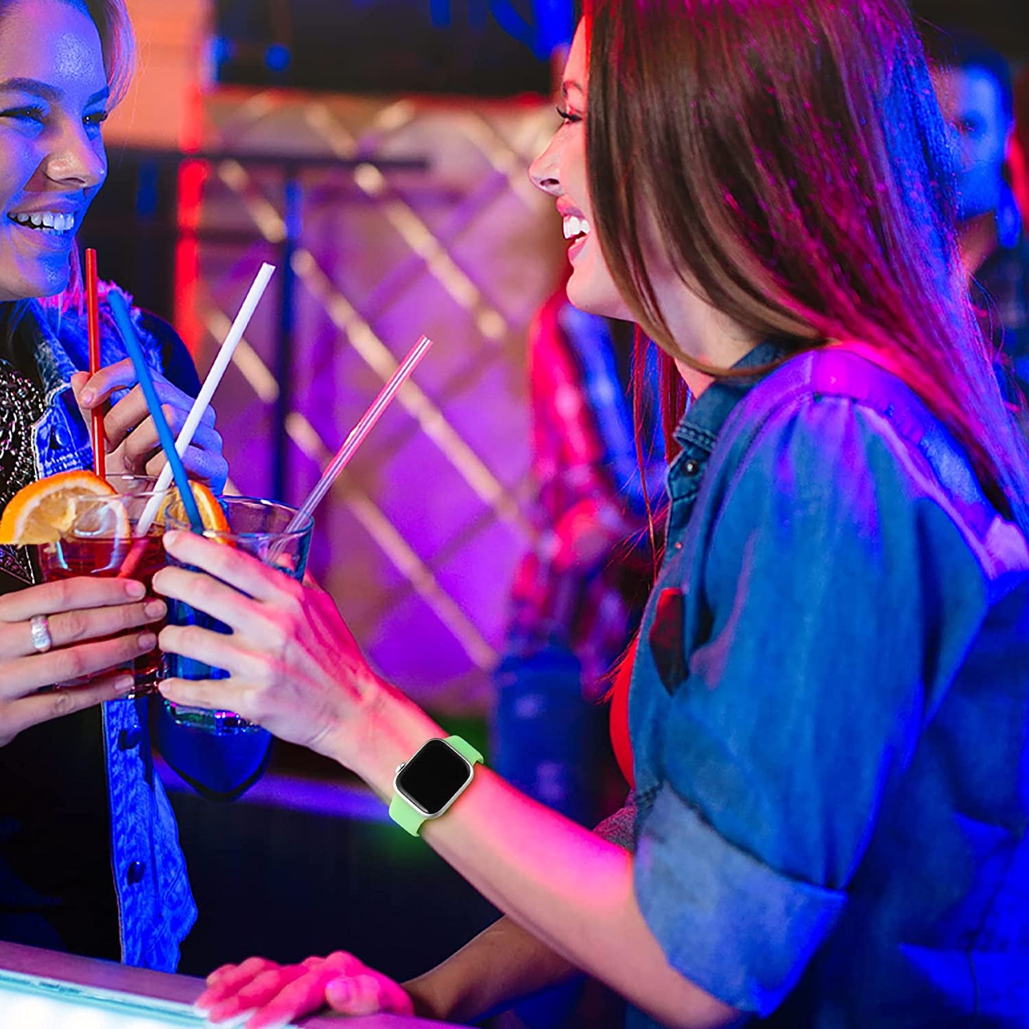 WJK 15 Pack Sport Bands Compatible with Apple Watch Bands 40Mm 38Mm 41Mm 42Mm 44Mm 45Mm 49Mm Women Men, Soft Silicone Waterproof Strap Wristbands for Iwatch Series Ultra SE 8 7 6 5 4 3 2 1  WJK   