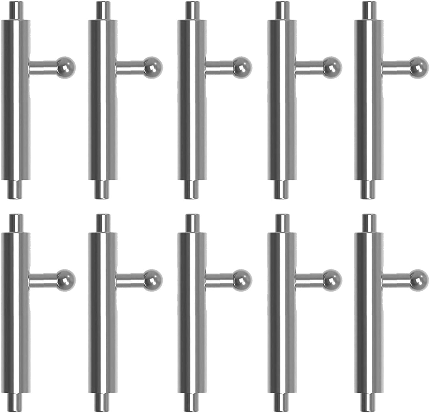 [10 Pack] Quick Release Spring Bar Pins Compatible with Fitbit Inspire 2/ Inspire Hr/Inspire/Ace 3 / Ace 2 Band - Replacement Watch Band Spring Bars Strap Link Pins 10Mm  POHNUI   