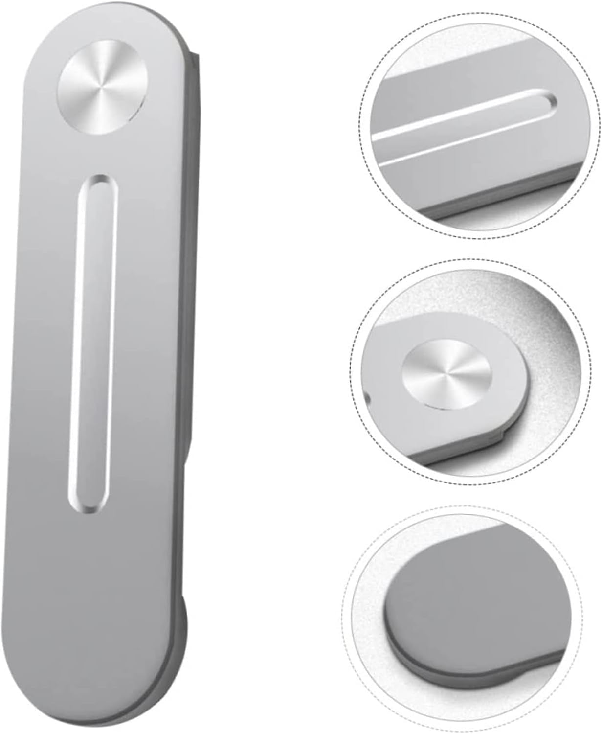 ERKIES 3Pcs Mobile Phone Holder Collapsible Laptop Stand Stand for Laptop Notebook Side Phone Mount Notebook Side Phone Holder Laptop Extension Bracket Magnetic Phone Bracket Phone Stand (Color : SIL  ERKIES   