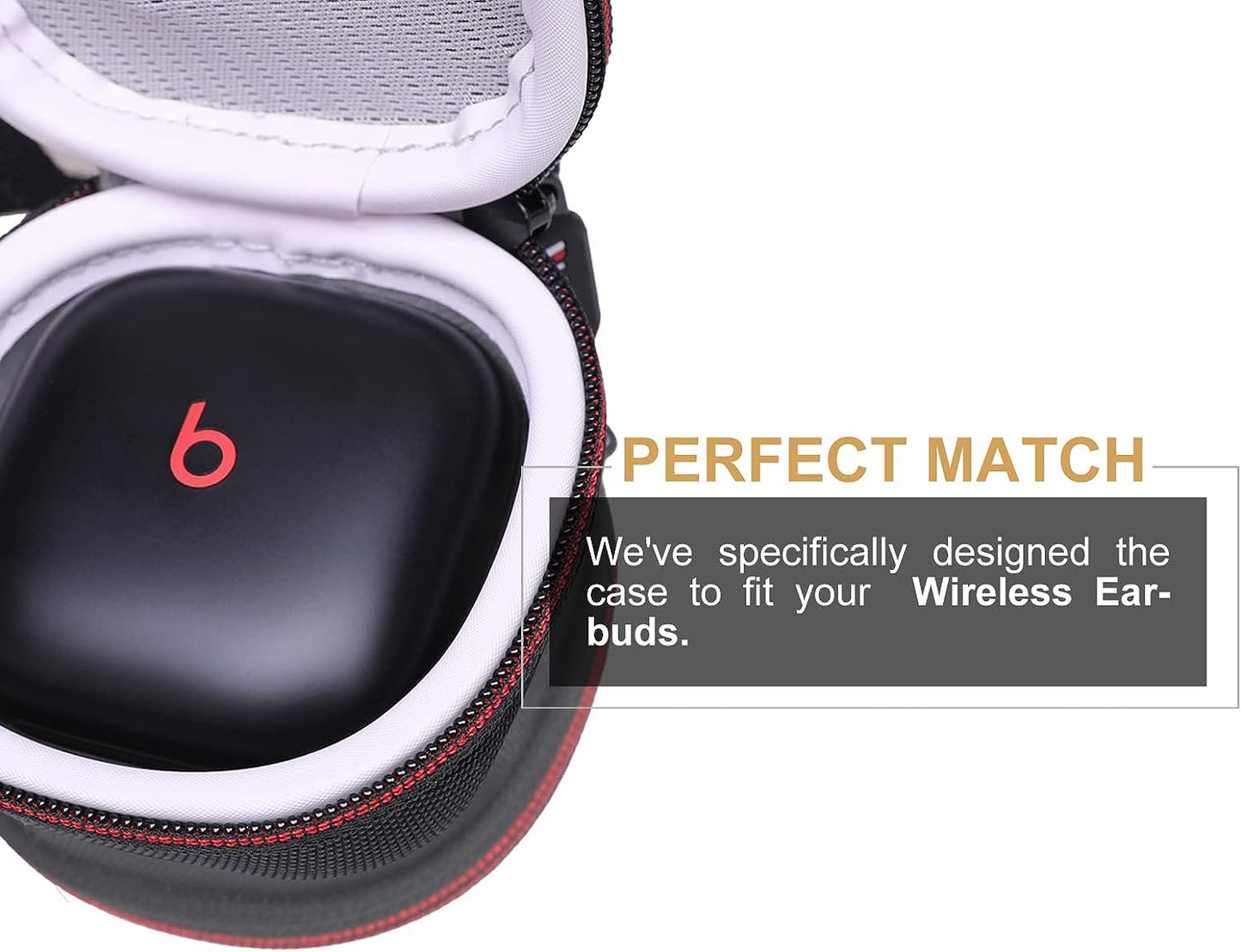 LTGEM EVA Hard Case for Beats Fit Pro/Beats Fit Pro X, Detachable Hand Strap and Built-In Mesh Pocket- Travel Protective Carrying Storage Bag  LTGEM   