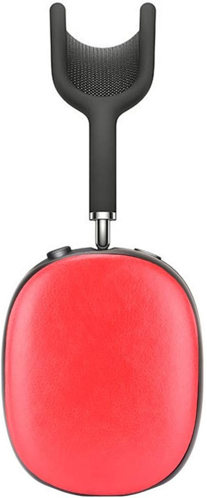 DAYJOY Leather Case Compatible with Airpods Max, Glossy Effect Soft Leather Protective Case Cover for Airpods Max (Black)  DAYJOY RED  