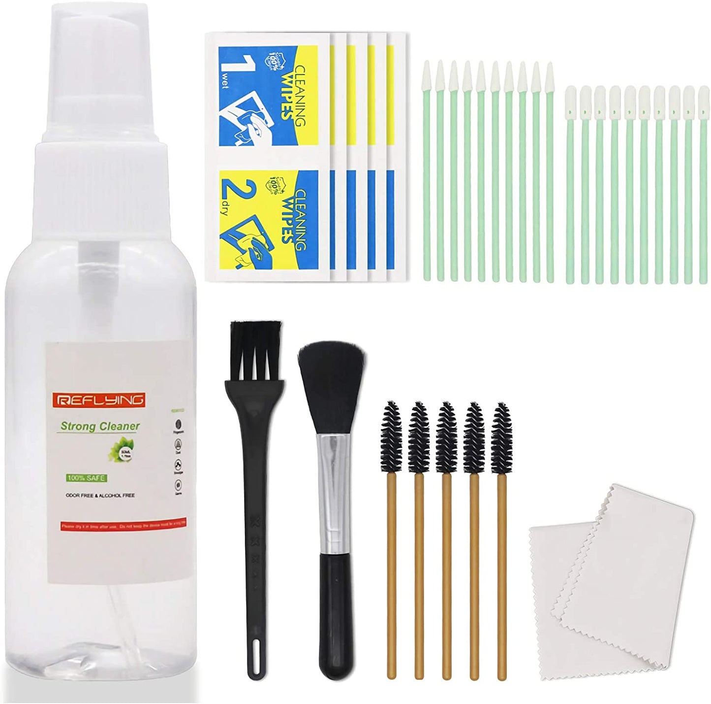 Phone Cleaning Kit, Airpod Cleaner Kit Screen Cleaner Kit with Cleaning Swabs for Smartphones, Cameras, Keyboards, Headphones and Tablets, Compatible with Airpods Pro/Airpods 2/Airpods 1  REFLYING   