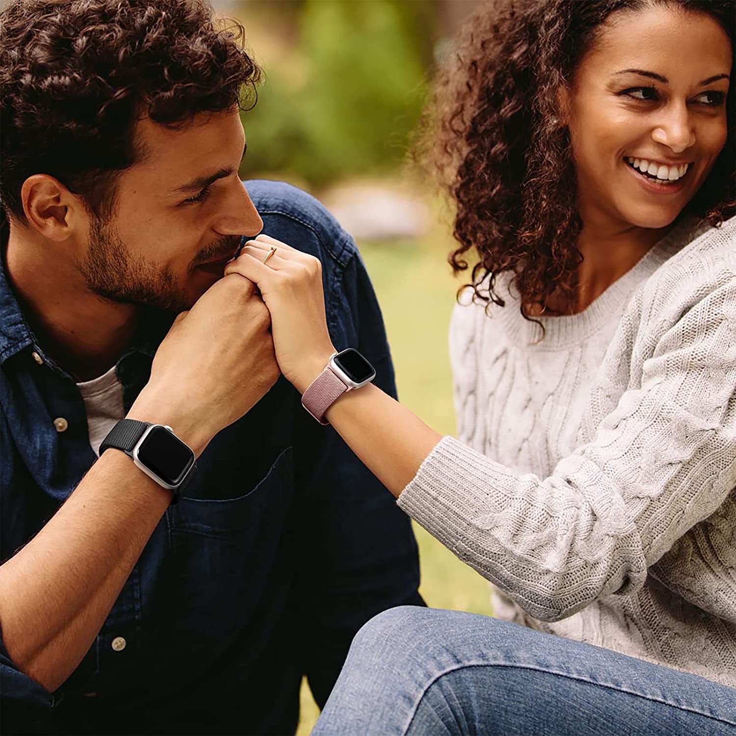 WJK Stretchy Nylon Solo Loop Bands Compatible with Apple Watch 38Mm 40Mm 41Mm 42Mm 44Mm 45Mm 49Mm for Women Men, Adjustable Braided Sport Elastic Wristbands for Iwatch Ultra SE Series 8 7 6 5 4 3 2 1, 6 Packs  WJK   