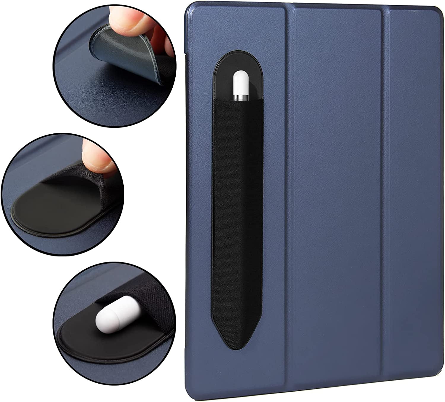 Apple Pencil Holder, 3 Pack Pen Sleeve for Apple Pencil 1St 2Nd Generation Case, Elastic Stylus Pocket ( Black )  Lousrnman   