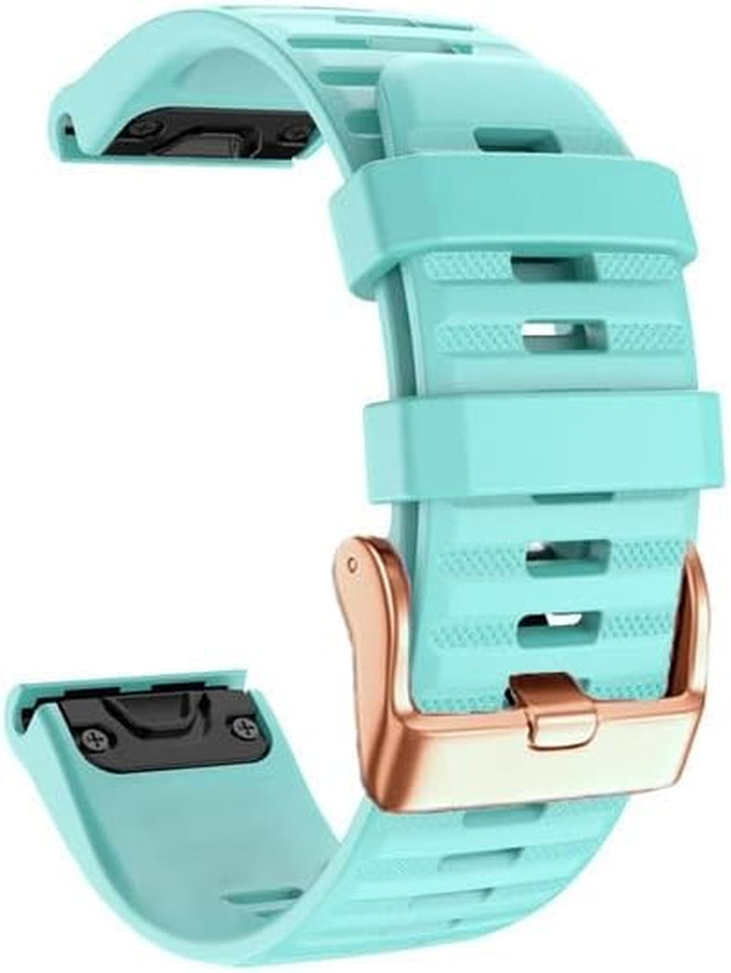 GUMMMY Quickfit 20 22 26Mm Straps Band for Garmin Fenix 7 7X 7S 5S 5 5X plus 6S 6 6X Pro/Epix Smartwatch Watch Band Silicone Bracelet  GUMMMY C 26mm Fenix 7X 3HR 