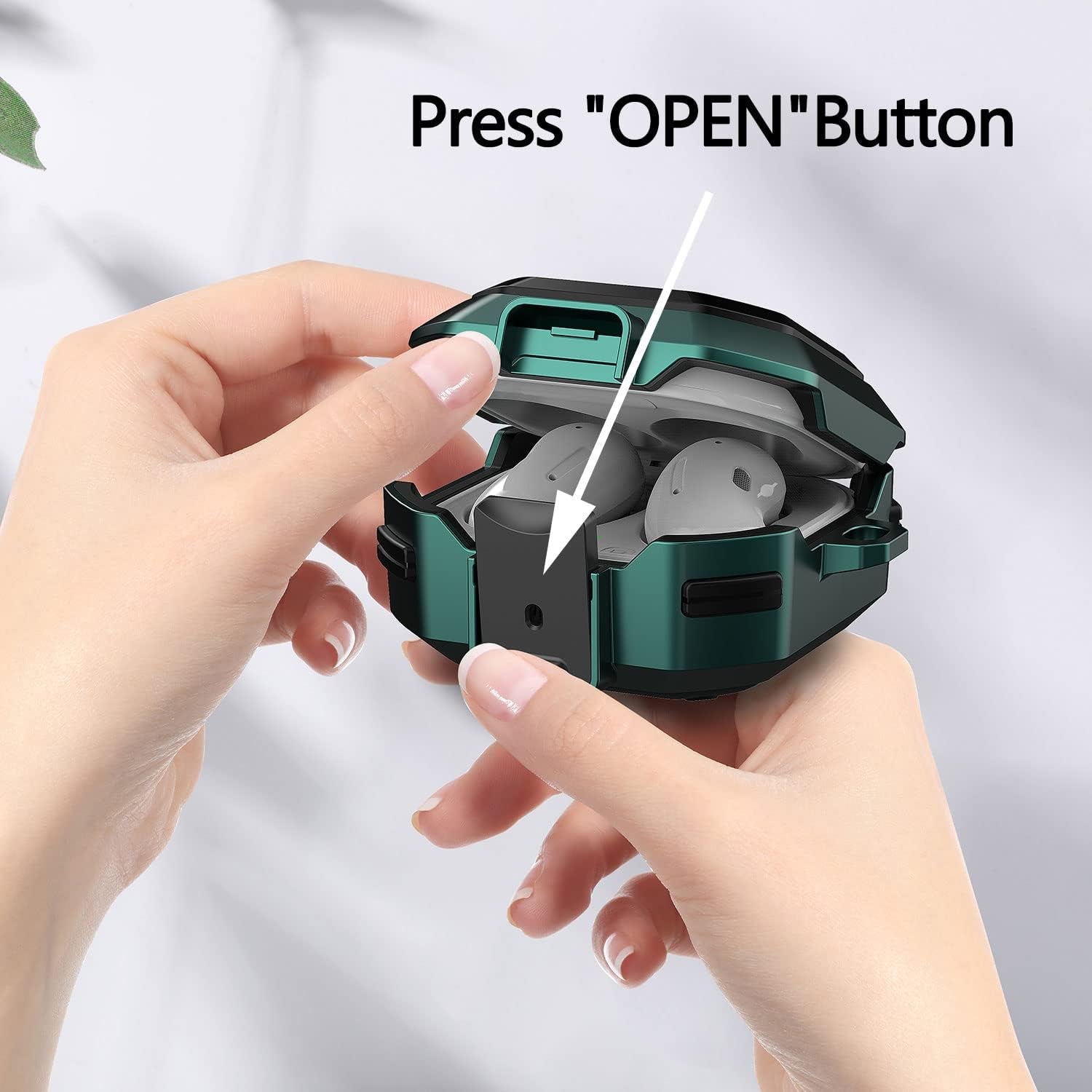 SKTDWEI Compatible with Samsung Galaxy Buds Pro Case/Galaxy Buds Live/Galaxy Buds 2/Galaxy Buds 2 Pro Protective Case with Lock Hard Shell Rugged Shockproof Cover with Keychain and Lanyard (Black)  Shoukemei   