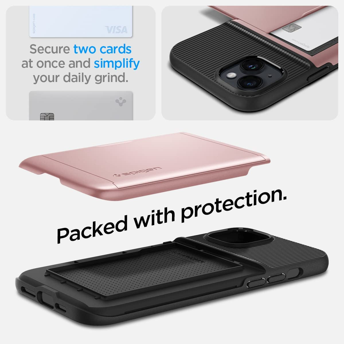 Spigen Slim Armor CS Designed for Iphone 14 Case (2022) - Rose Gold  Spigen   