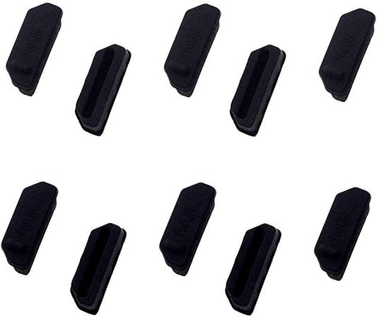 Silicone 10Pcs HDMI Anti-Dust Cover Plugs Protector Stopper Cap for Female Port Black for Tv,Computer,Other Devices.  LampVPath   