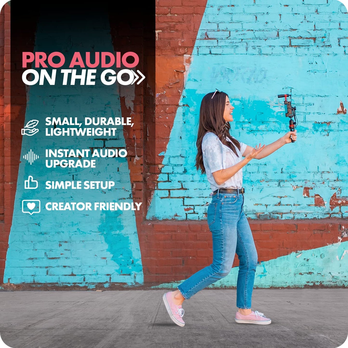 Movo VXR10-PRO External Video Microphone for Camera with Rycote Lyre Shock Mount - Battery-Free ,Compact Shotgun Mic Compatible with DSLR Cameras and Iphone, Android Smartphones  Movo   