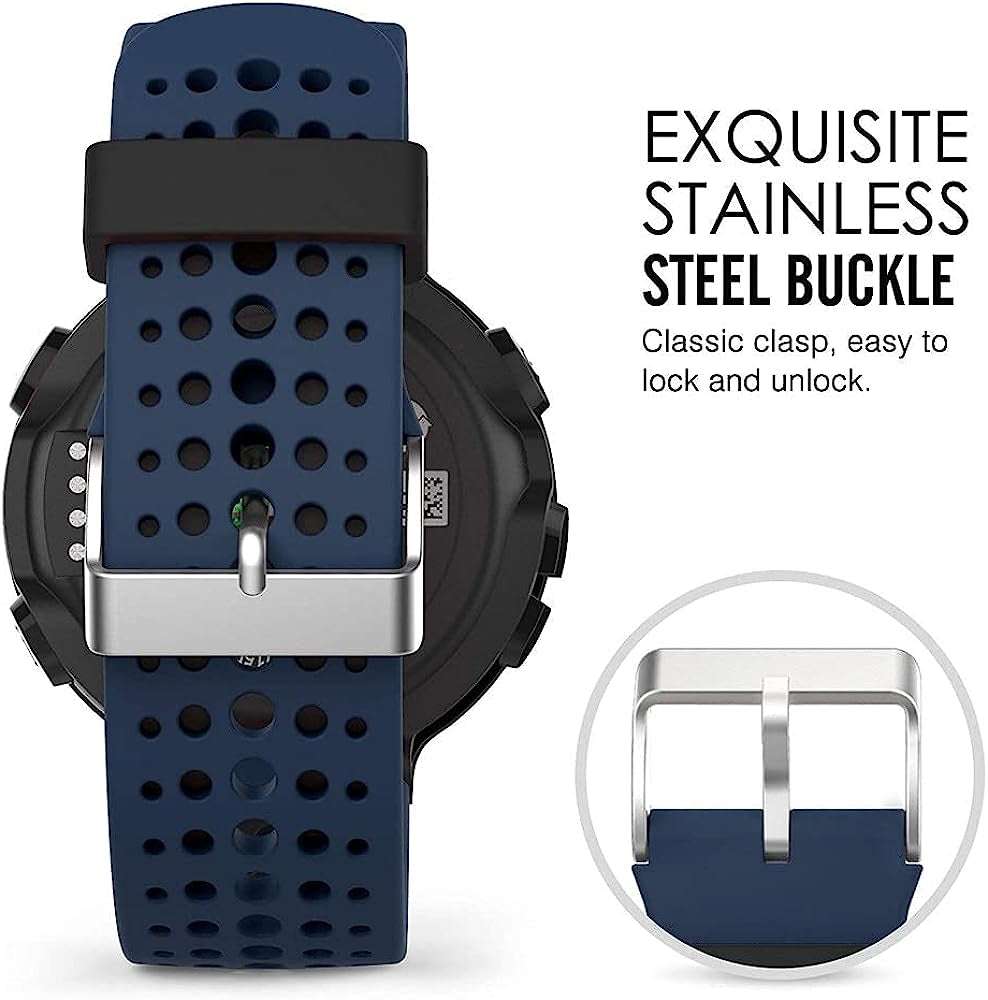 HOUCY Sport Watch Band for Garmin Forerunner 735XT 735/220/230/235/620/630 Watch Soft Silicone Strap Replacement Watch Band  HOUCY   