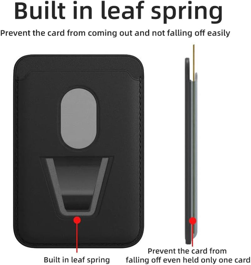 Gyizho Magnetic Card Wallet Holder with Magsafe for Iphone 14 Pro Max/14 Plus/14 Pro/14, for Iphone 13 Pro Max/13 Pro/13/13 Mini, for Iphone 12/12 Pro/12 Max/12 Mini,Midnight  Gyizho   