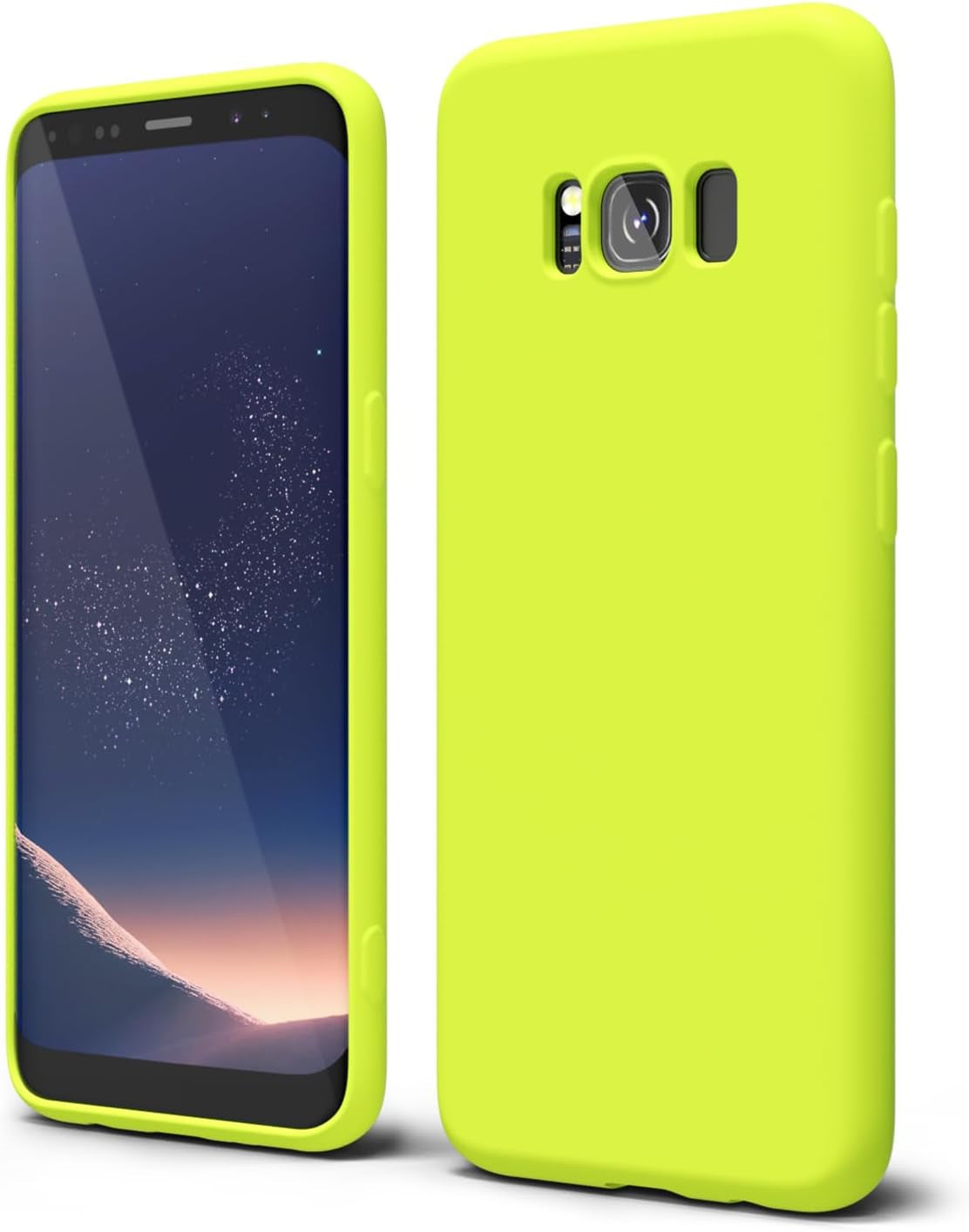 Oakxco for Samsung Galaxy S9 plus Phone Case Liquid Silicone Grip, Cute Thin Slim Soft Rubber TPU Plain Smooth Gel Cover for Women Girl, Matte Solid Protective & Shockproof, Aqua Sky Baby Light Blue  Oakxco   