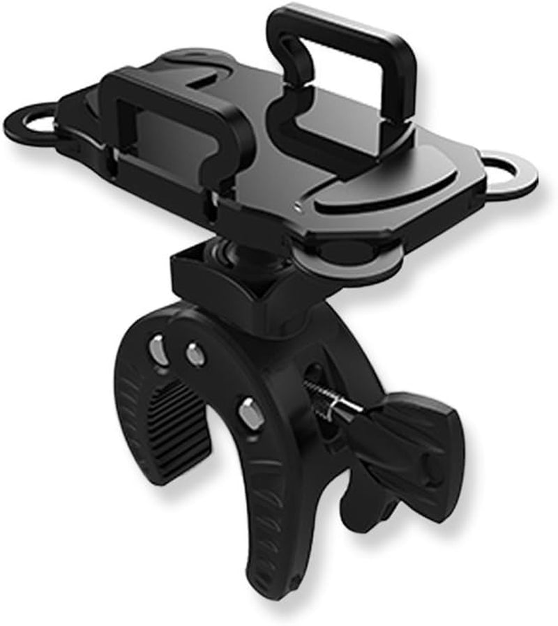 Ihens5 Bike Phone Mount, Motorcycle & Mountain Bike Handlebar Phone Mount Bicycle Golf Cart Stroller Cell Phone Holder with Rubber Strap 360 Degrees Rotate for Iphone X 8 7 6 6S plus Samsung (Green)  ihens5 Black  