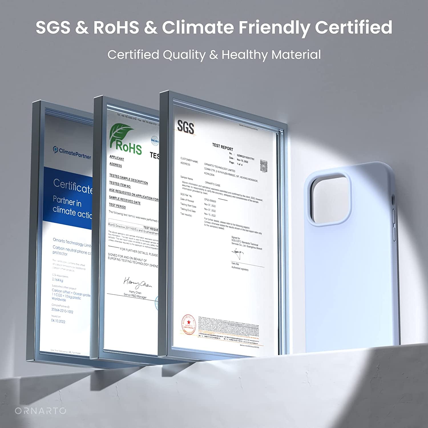 ORNARTO Compatible with Iphone 14 Pro Case 6.1, Slim Liquid Silicone 3 Layers Full Covered Soft Gel Rubber Phone Case Protective Cover with Microfiber Lining 6.1 Inch-Baby Blue  ORNARTO   