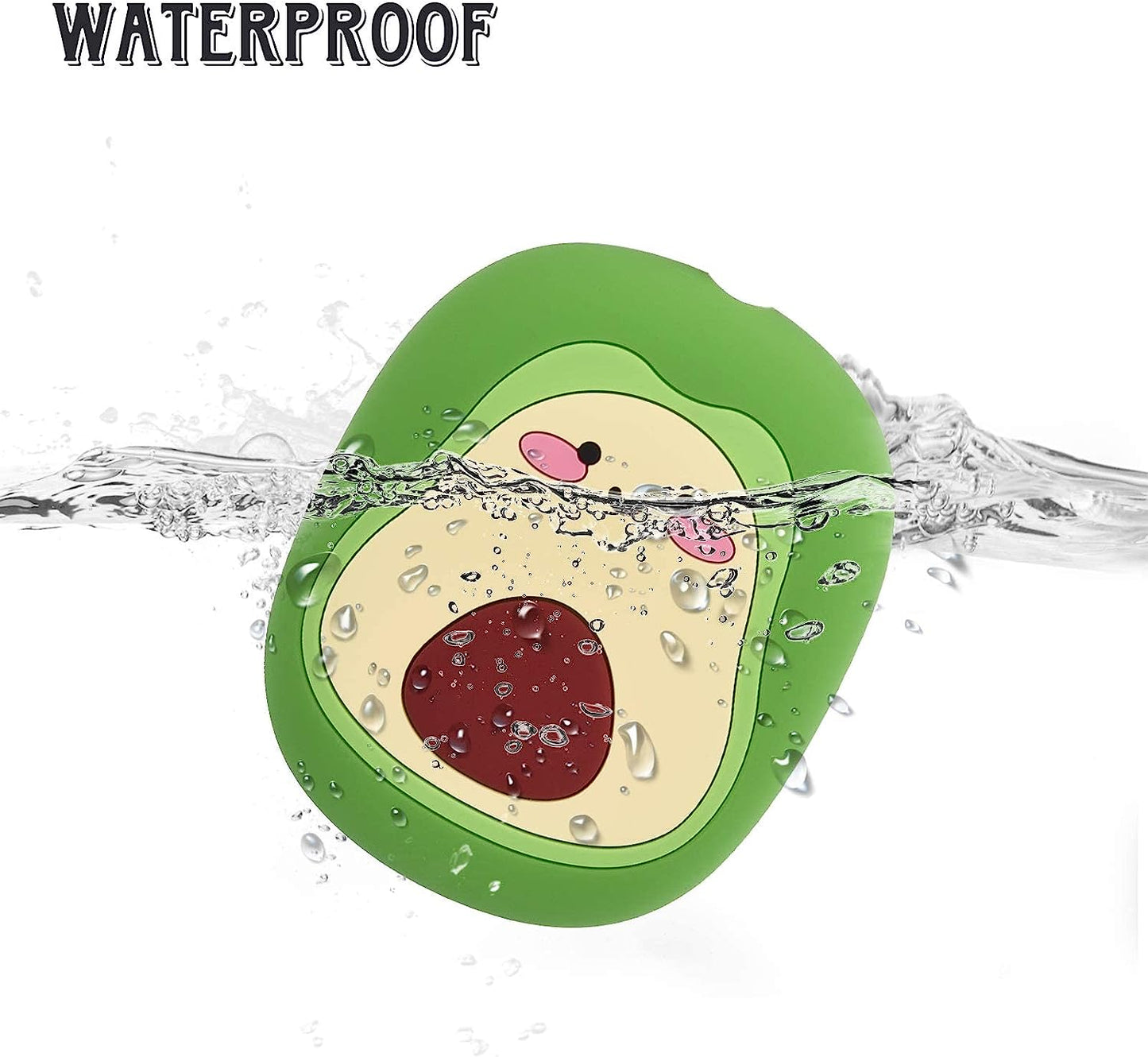 Airpods Max Cover, Cute Cartoon Funny for Airpods Max Case, Soft Silicone Airpod Max Accessories for Airpod Max Headphones Ear Pads Cushions (Avocado)  QINGQING   