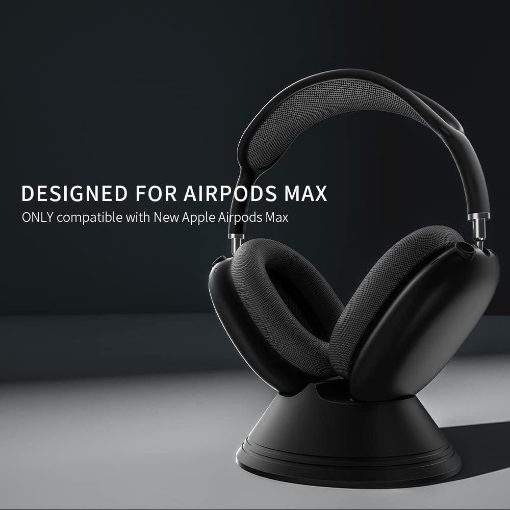 Headphone Stand for Airpods Max,Magnetic Charging Headphone Stand Headset Holder Station Charging Shelf Base Charger Dock Headset Designed for Airpods Max  DISXKAER   