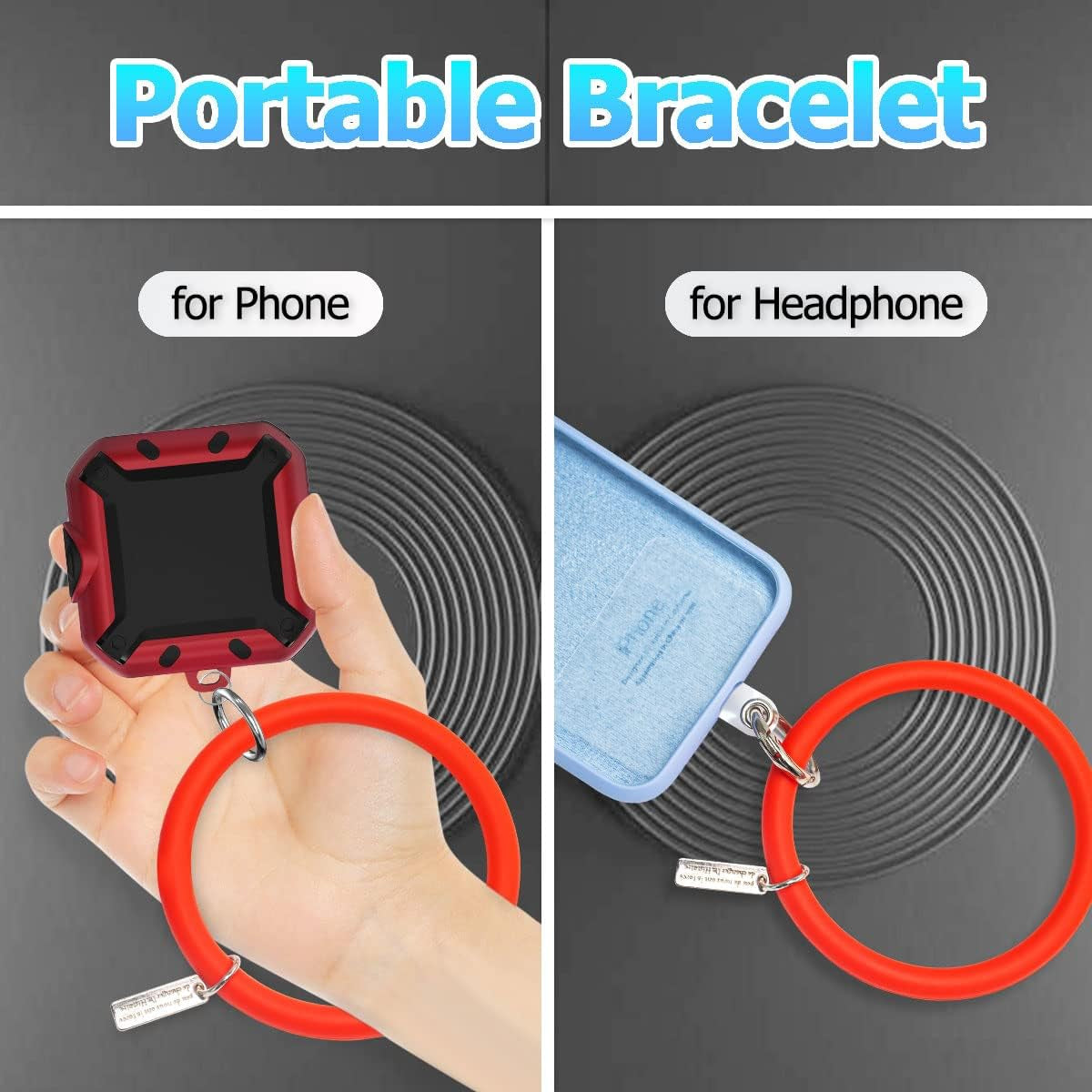 AIBEAMER Beats Fit Pro Case Cover [Secure Lock], Protector Compatible with Beats Fit Pro 2021 with Switch Lock/Keychain/Silicone Anti-Drop Bracelet (Red)  AIBEAMER   