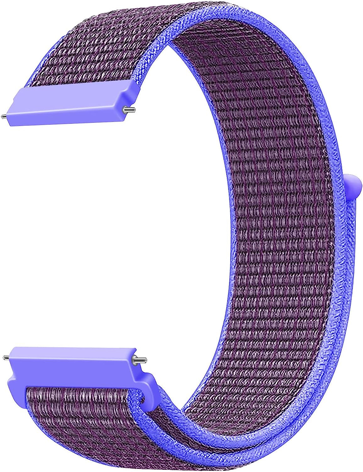 20Mm Quick Release Watch Band Nylon Strap for Samsung Galaxy Watch 5 4 3 40Mm 41Mm 42Mm 44Mm 45Mm 46Mm Nylon Breathable Sport Strap Wristband Replacement Bracelet for Amazfit Bip U Pro/Gts/Gts 2 3 4  DMVEIMAL Lilac  