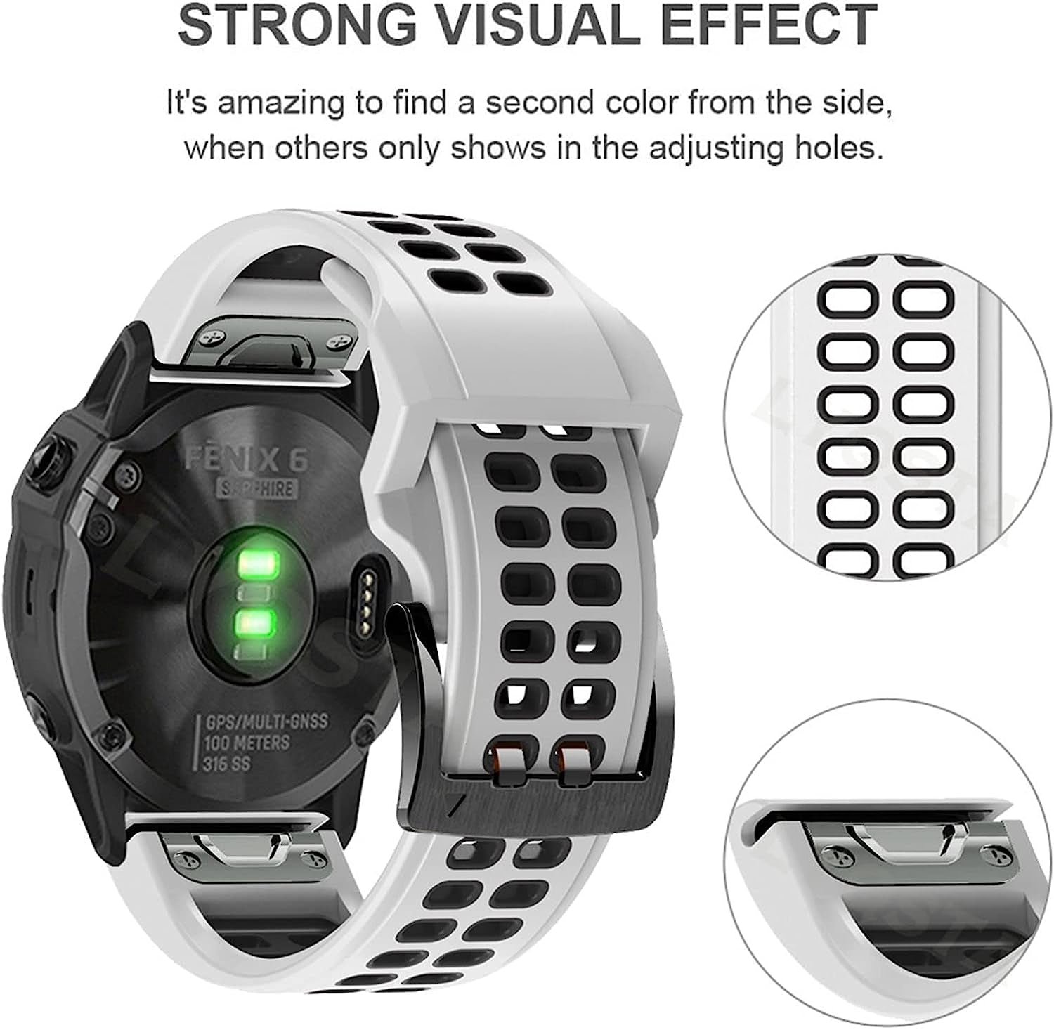 GQMYOK for Garmin Quickfit Watch Band 26MM Smart Watchbands  GQMYOK   