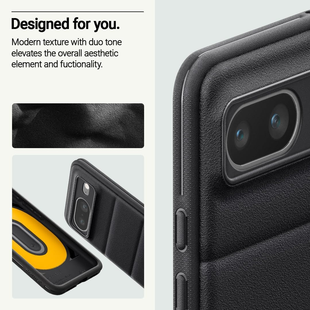 Caseology Athlex Grippable Protective Case Compatible with Google Pixel 8 Case 5G [Military Grade Drop Tested](2023) - Active Black  Caseology   