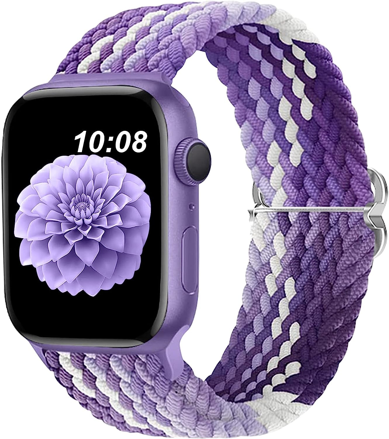 Braided Bands Compatible with Apple Watch Band 38Mm 40Mm 41Mm 42Mm 44Mm 45Mm 49Mm for Women Men,Stretchy Braided Solo Loop Apple Watch Band for Iwatch Series 8 7 6 5 4 3 2 1 Ultra SE  DOBSTFY   