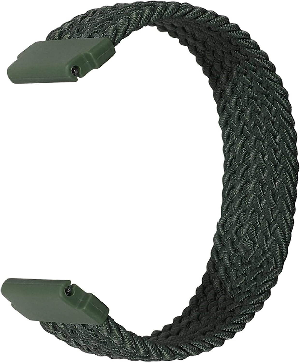 ZLAST Watch Band for Samsung Galaxy Watch 3 41/45/46/42Mm Active 2 Braided Solo Loop Fabric Bracelet for Huawei Watch Gt 2 Strap 20/22Mm  ZLAST Olive green 22mm Universal-S 