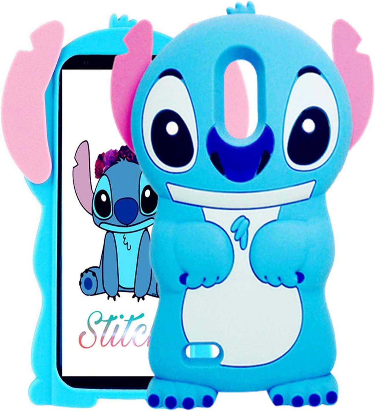FINDWORLD Cases for Iphone 14 PRO Case, Lilo Stitch Cute 3D Cartoon Unique Cool Soft Silicone Animal Character Waterproof Protector Boys Kids Girls Gifts Cover Housing Skin for Iphone 14 Pro  FINDWORLD   