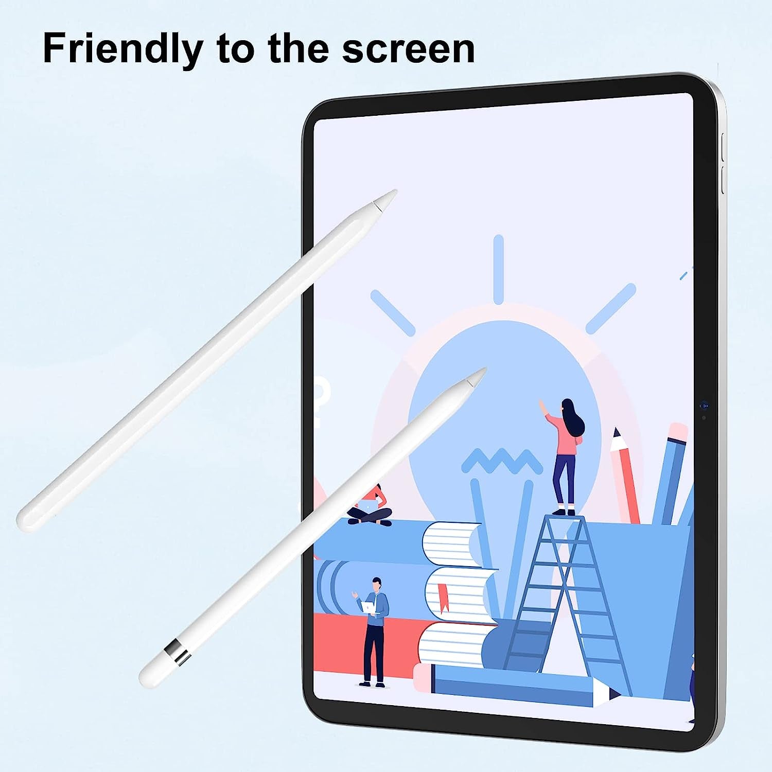 4 Pack Replacement Tips Compatible with Apple Pencil 2 Gen Ipad Pro Pencil - Ipencil Nib for Ipad Pencil 1 St/Pencil 2 Gen White  Isvo   