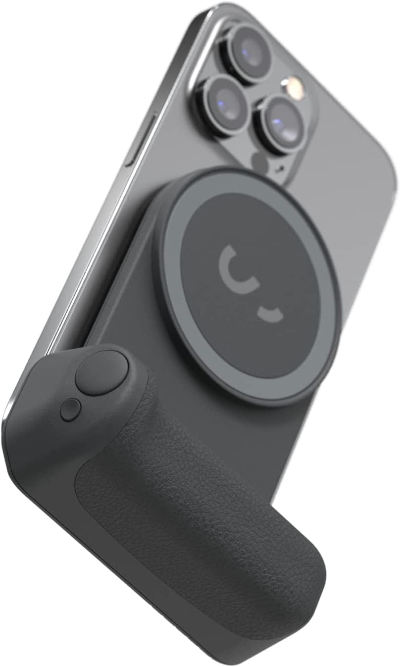 Shiftcam Snappod - Video Selfie Stick and Tripod - Magnetic Mount Snaps on to Any Phone - Tiltable Design | Midnight  ShiftCam Midnight SnapGrip 