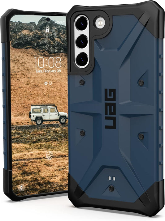 URBAN ARMOR GEAR UAG Designed for Samsung Galaxy S22 plus Case Blue Mallard Rugged Lightweight Slim Shockproof Pathfinder Protective Cover, [6.6 Inch Screen]  URBAN ARMOR GEAR   