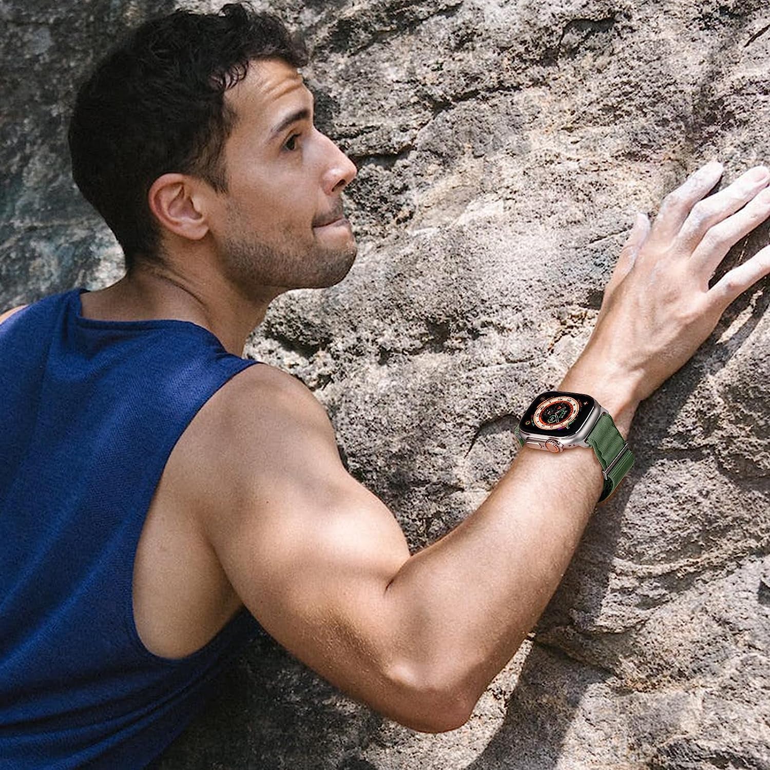 SVISVIPA 6 Pack Alpine Loop Bands Compatible with Apple Watch Ultra 49Mm 45Mm 44Mm 42Mm 41Mm 40Mm 38Mm, Nylon Sport Wristband for Men Women, Titanium C-Hook Strap for Iwatch Series 8 7 6 5 4 3 2 1 SE  SVISVIPA   