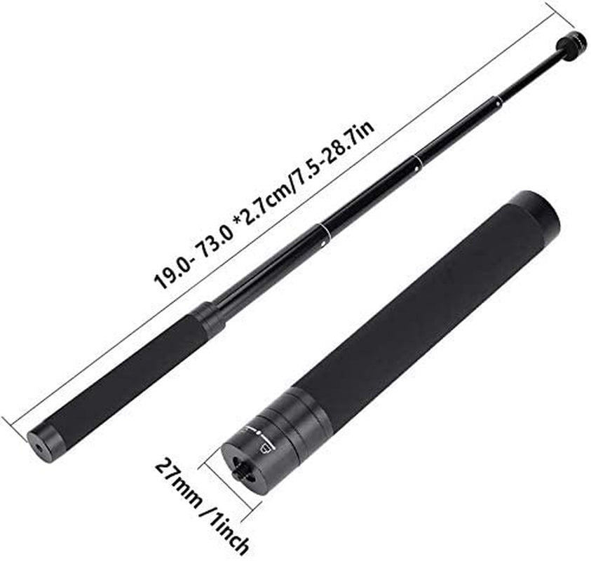 Extension Rod Pole Bar SZ_ABTO Adjustable Selfie Stick for Gimbal Stabilizer Compatible with OSMO Mobile 4 3 Action Gopro Vlog Pocket Zhiyun Smooth 5 Q3 Moza Mini S Handheld Gimbal with 1/4" Thread  SZ-ABTO   