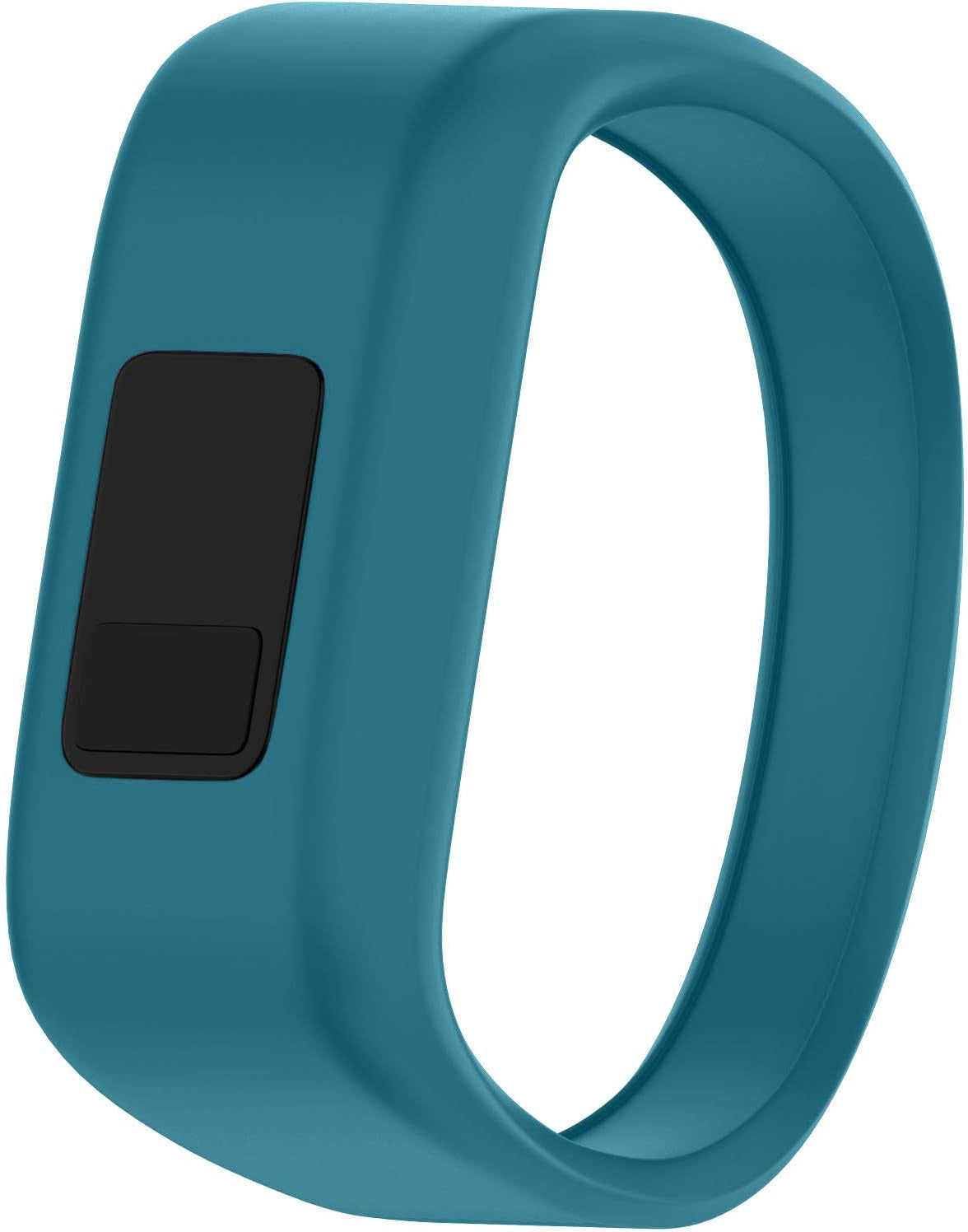 QGHXO Band for Garmin Vivofit Jr/Vivofit Jr. 2, Soft Silicone Replacement Watch Band Strap for Garmin Vivofit Jr/Vivofit Jr. 2 Activity Tracker, Small, Large  QGHXO Slate Large: 6.6" 