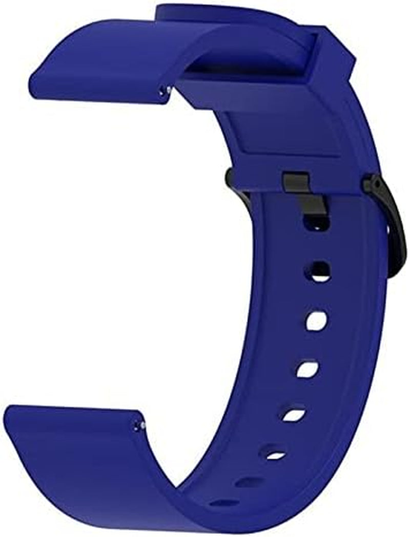 BKUANE 20Mm Soft Silicone Watchband Strap for Garmin Vivoactive 3 Smart Bracelet Watch Band Forerunner 245 245M 645 Colorful Wristband  BKUANE Royal blue 20mm 