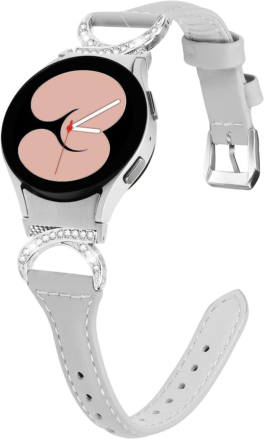 Wrist Strap for Samsung Galaxy Watch 5/Samsung Galaxy Watch 4 Smart Watch Bands for Women, Replacement Leather Watch Band Compatible for Samsung Galaxy Watch 5/Samsung Galaxy Watch 4 Genuine Leather Wristband Bracelet  FitTurn Color 3  