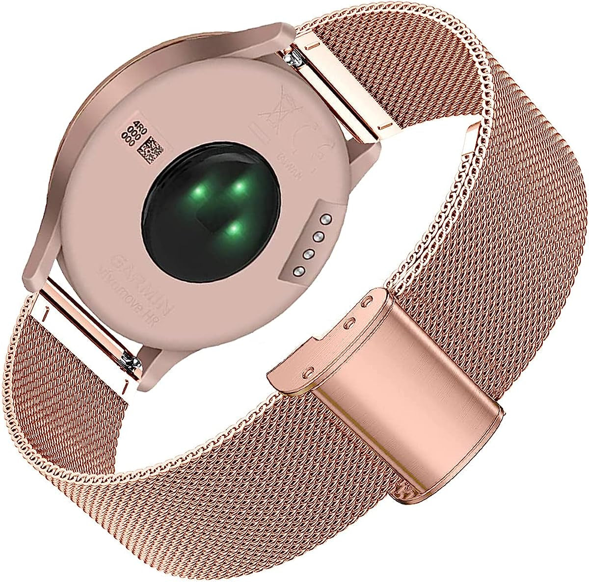 Krudary Bands Compatible with Garmin Venu/Venu SQ, Mesh Woven Stainless Steel Watch Band Metal Bracelet for Garmin Vivoactive 3, Vivomove 3/Style/Luxe  Krudary   