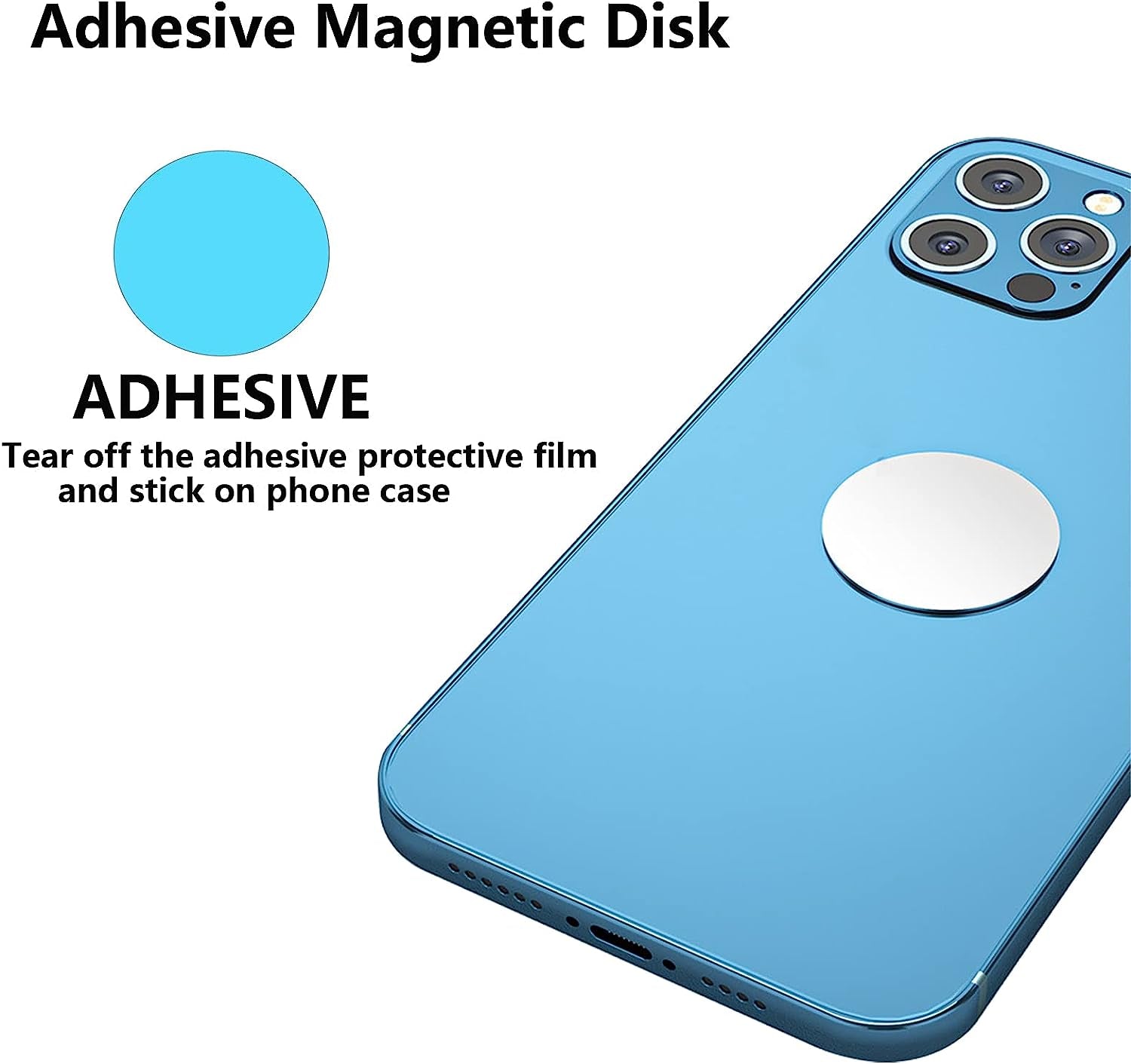 DGLOZE Magnetic Laptop Phone Holder, Adjustable Laptop Phone Mount, Laptop Side Mount Clip Compatible with All Mobile Phone (Silver)  Dgloze   