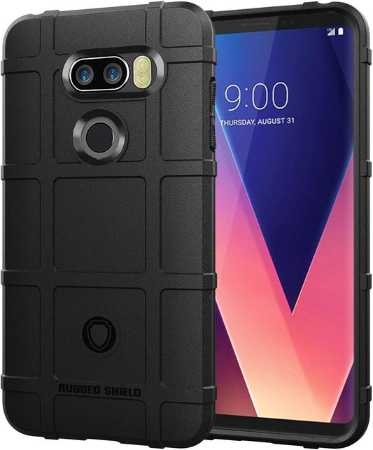 ZYZXJSGHD Fit for LG V30/V30S Case,Military Grade Drop Tested Protective Phone Case Hybrid Heavy Duty Impact Resistant Cover for LG V35 Thinq -Black  ZYZX   