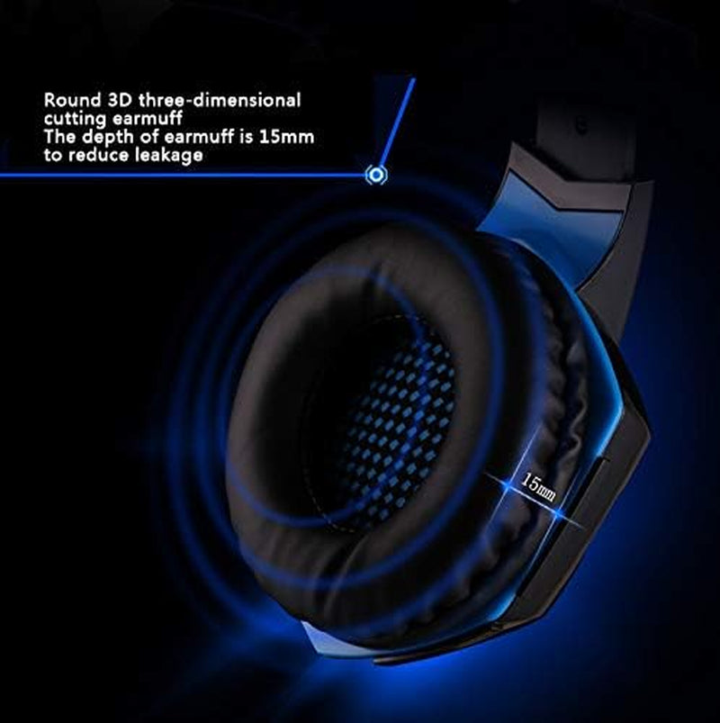 Gaming Headset Wired Headset Stereo Surround Sound for Laptop Tablet Smart Phone  THER   
