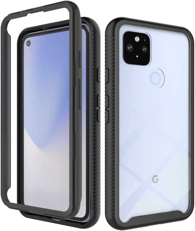 Case for Google Pixel 4A 5G Case Cover,Case for Google Pixel 4A 5G UW G6QU3 Case Cover,Anti-Fall and Shock-Absorbing Protective Cover Case for Google Pixel 4A 5G G025H G025L G025E G025I Case Black  QiongNi   