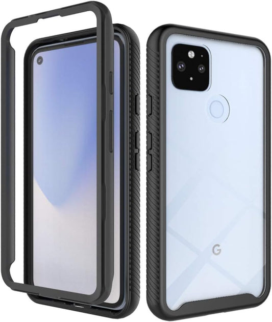 Case for Google Pixel 4A 5G Case Cover,Case for Google Pixel 4A 5G UW G6QU3 Case Cover,Anti-Fall and Shock-Absorbing Protective Cover Case for Google Pixel 4A 5G G025H G025L G025E G025I Case Black  QiongNi   